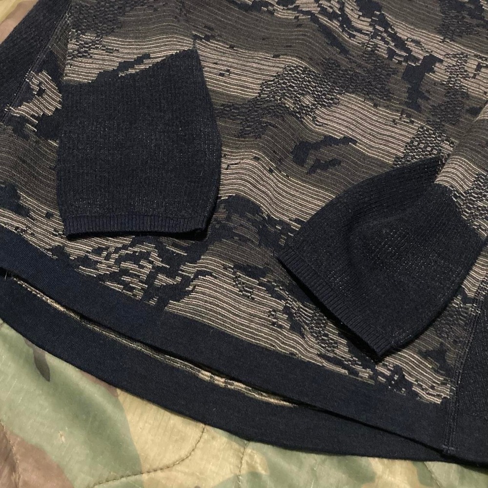 Smartwool Intraknit 200 base layer crew stretch mountain slim fit men's S/16.5 - Picture 5 of 8